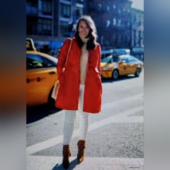 Red Overcoat by Romans - Picture 10 of 10